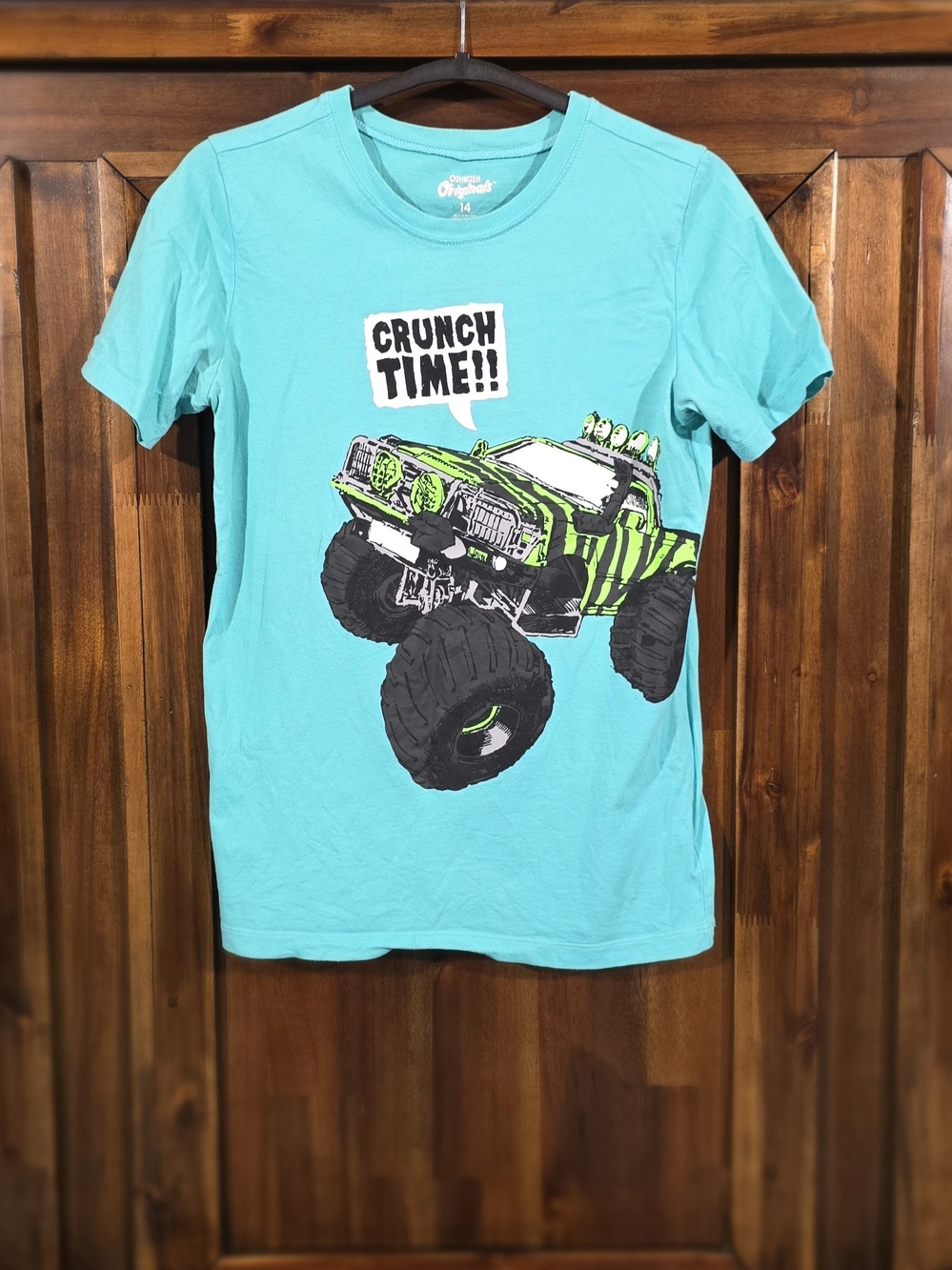 OshKosh B'gosh Turquoise Monster Truck Tee